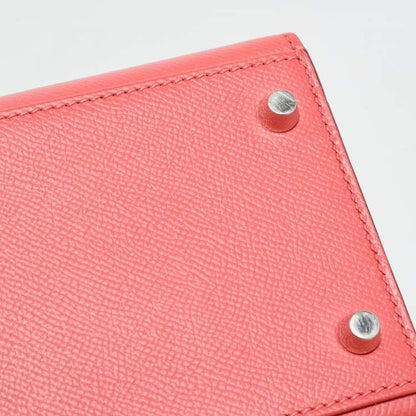 Hermès Rose Jaipur Epsom Leather Palladium Finish Kelly Sellier 28 Bag