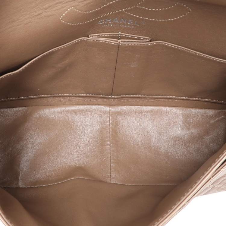 Chanel Metallic Beige Quilted Leather 226 Reissue 2.55 Flap Bag