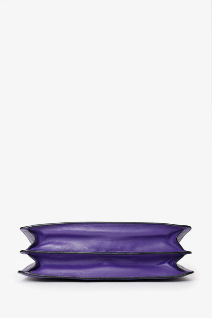 Bvlgari Purple Serpenti Forever Large Flap Bag