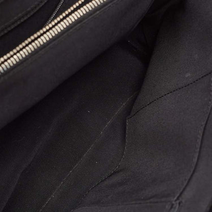 Chanel Black Quilted Patent Leather Large Shopper Tote