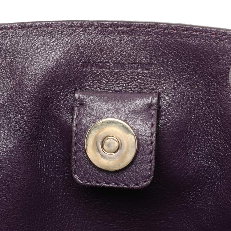 Christian Dior Coral Grained Leather Diorissimo Tote Bag