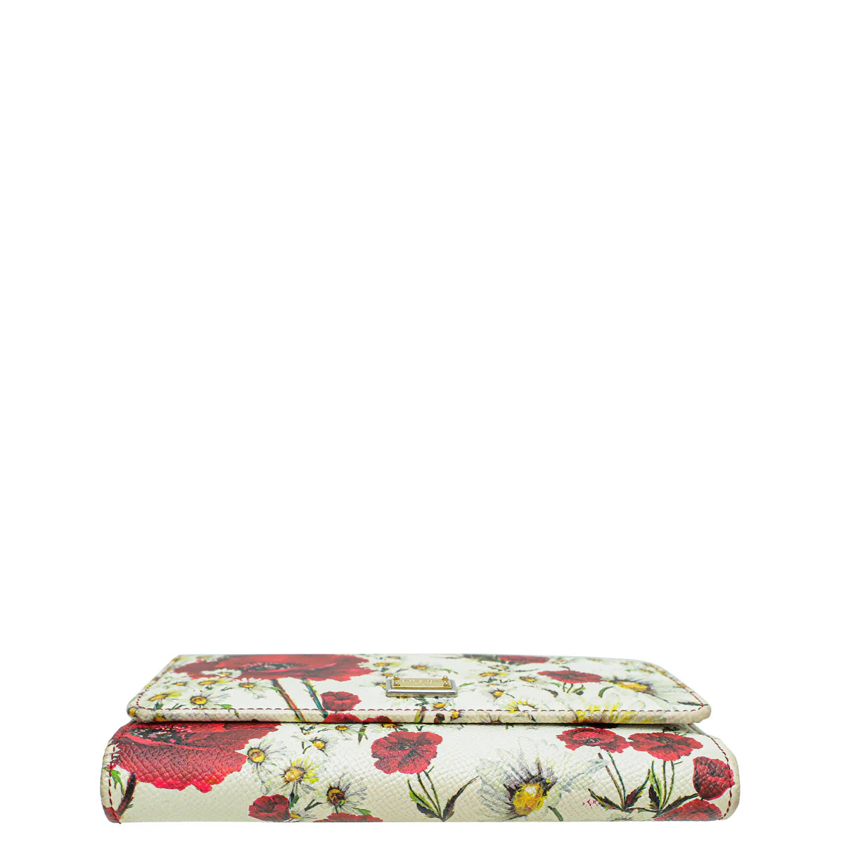 Dolce & Gabbana Multicolor Floral Print Trifold Wallet