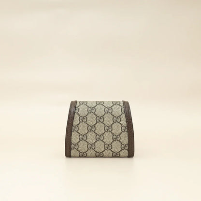 Gucci Ebony GG Guccissima Blondie Medium Chain Wallet