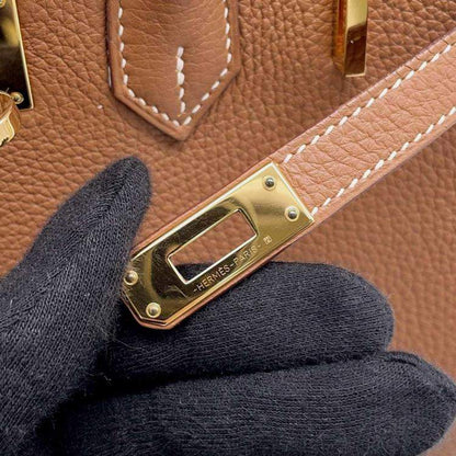 Hermès Birkin 25 Gold Togo Leather