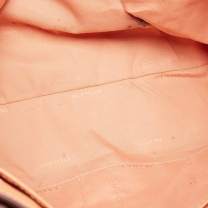 Coach Peach Leather Chain Tote Bag – Turnlock Detail
