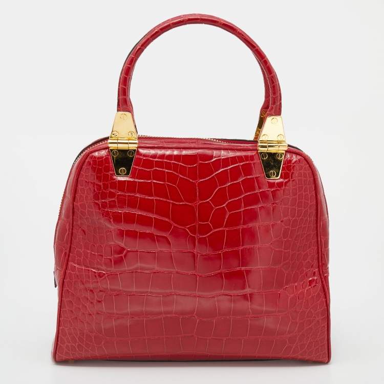 Tom Ford Crocodile Leather Tote Bag