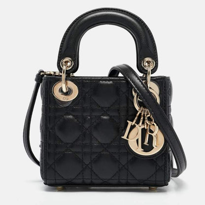 Dior Micro Lady Dior Tote – Black Cannage Leather