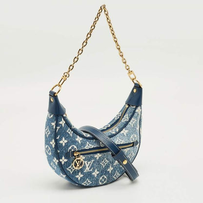 Louis Vuitton Bleu Monogram Denim Loop Bag