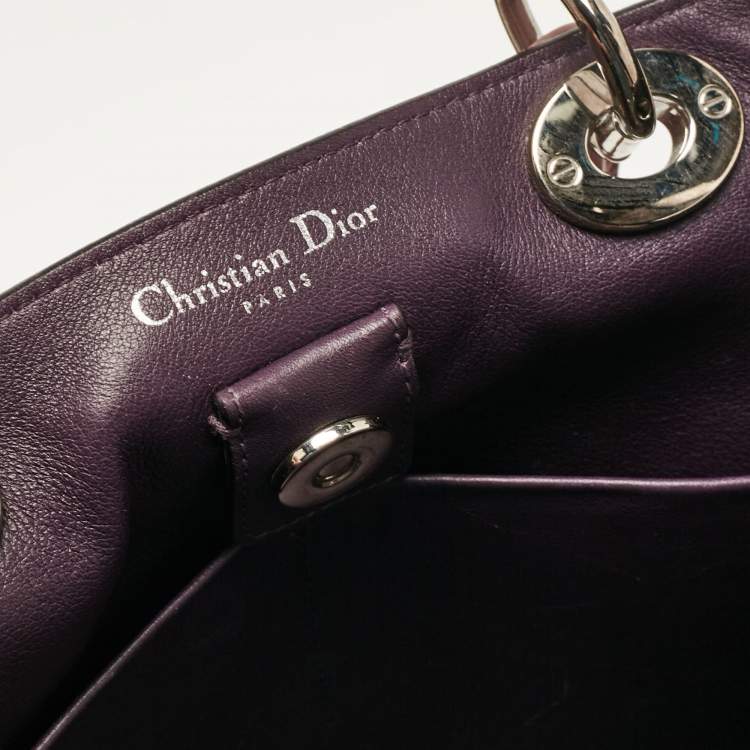 Dior Medium Dusty Pink Leather Diorissimo Shopper Tote