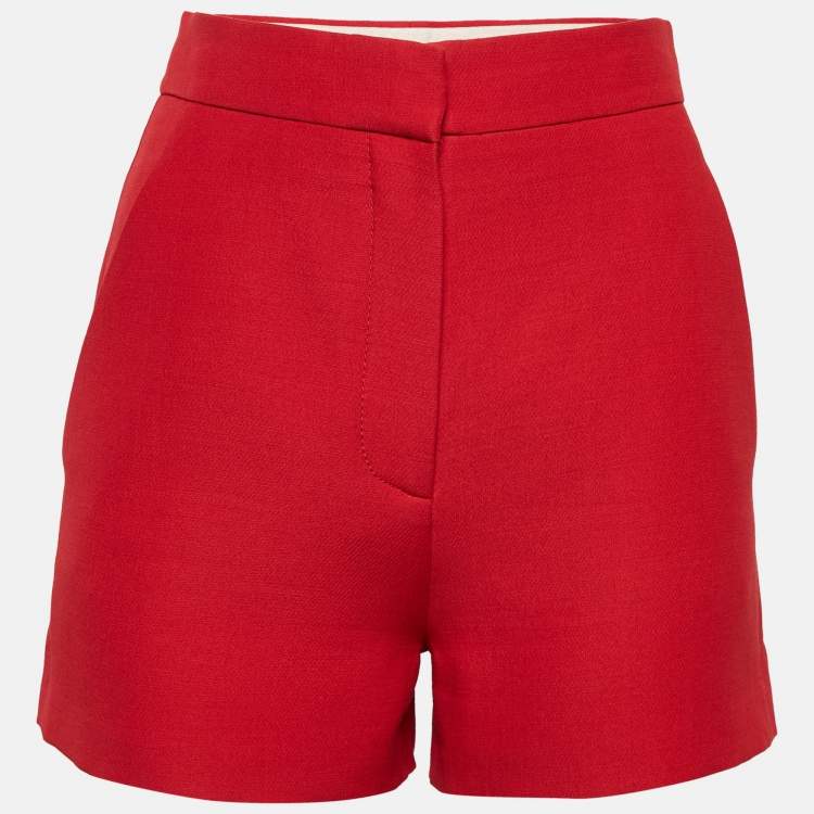 Valentino Red Wool Shorts – Size S