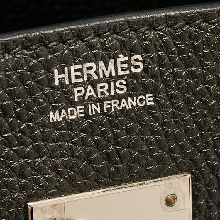 Hermès Birkin 30 Black Togo Leather
