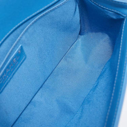 Chanel Medium Boy Bag in Light Blue Quilted Leather