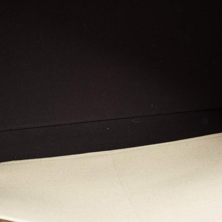 Valentino Garavani VLTN White & Black Canvas Tote Bag