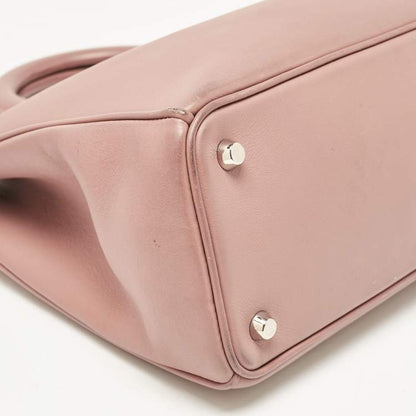 Dior Medium Dusty Pink Leather Diorissimo Shopper Tote