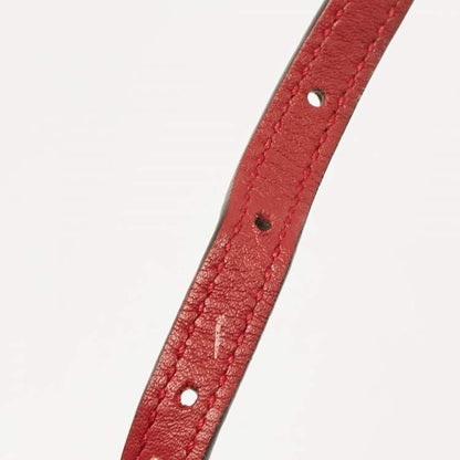 Gucci Red Leather Flap Wallet on Strap