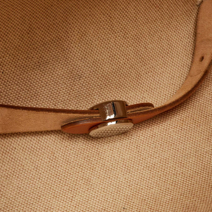 Hermès Ecru/Natural Toile Canvas and Vache Leather Herbag 2-in-1 Backpack