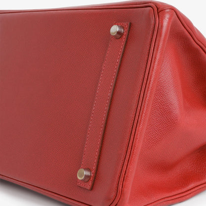 Hermès Birkin 35 - Rouge Amarante Courchevel | Palladium Hardware