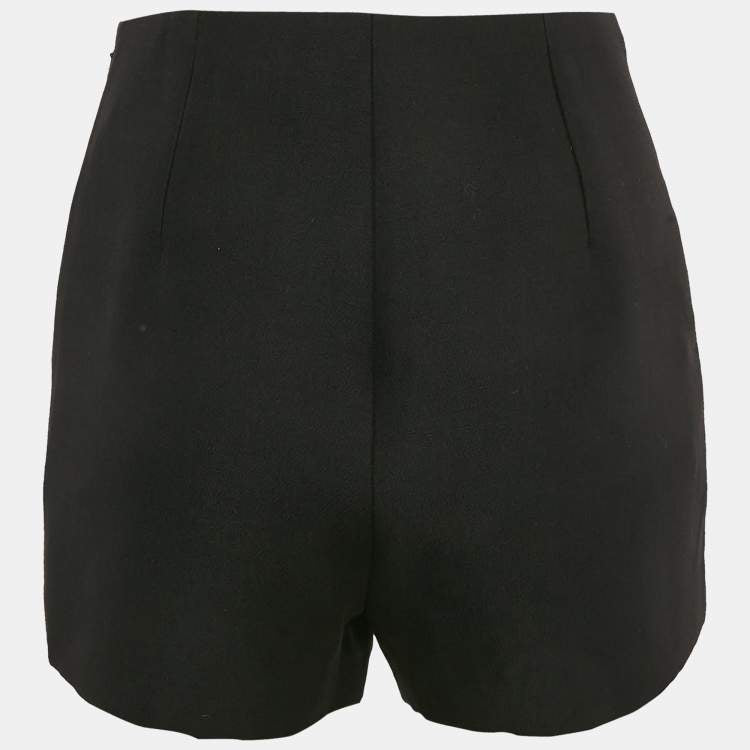 Valentino Black Wool Blend Shorts – Size S