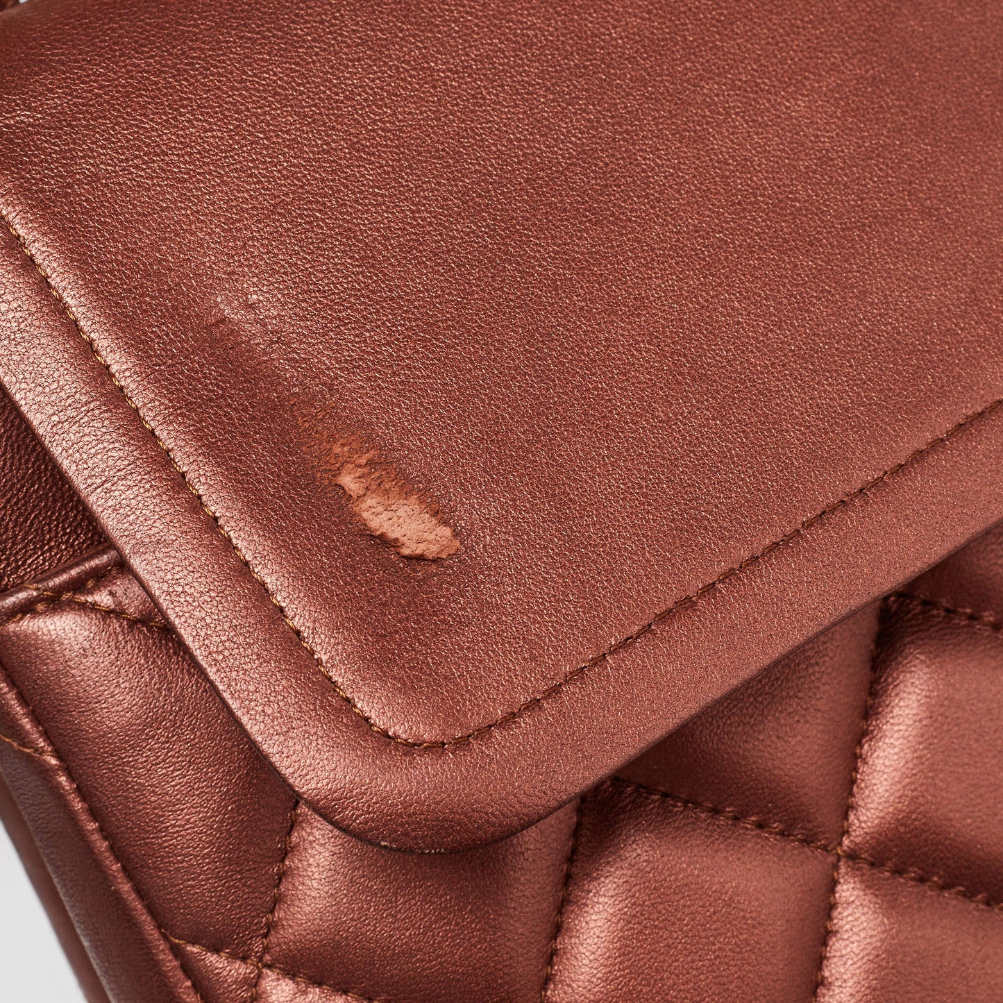 Chanel Copper Quilted Leather Maxi Classic Double Flap Bag – Rare Color