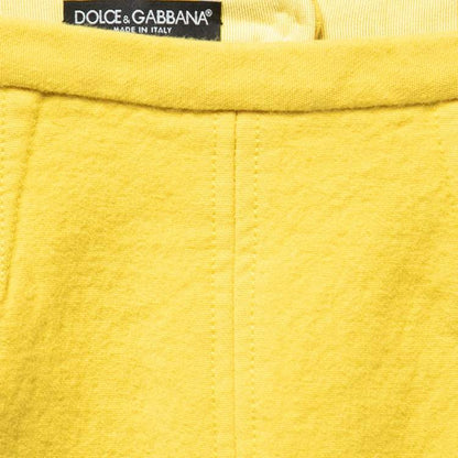Dolce & Gabbana Yellow Wool Pencil Skirt – Size S