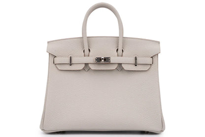 Hermès Birkin 25 Togo Gris Perle PHW