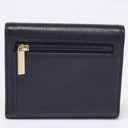 Chanel Black Timeless CC Flap Trifold Wallet – Caviar Leather