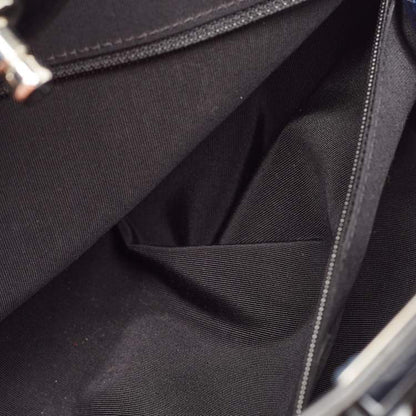 Chanel Black Quilted Patent Leather Large Shopper Tote