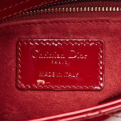 Dior Small Lady Dior Tote in Red