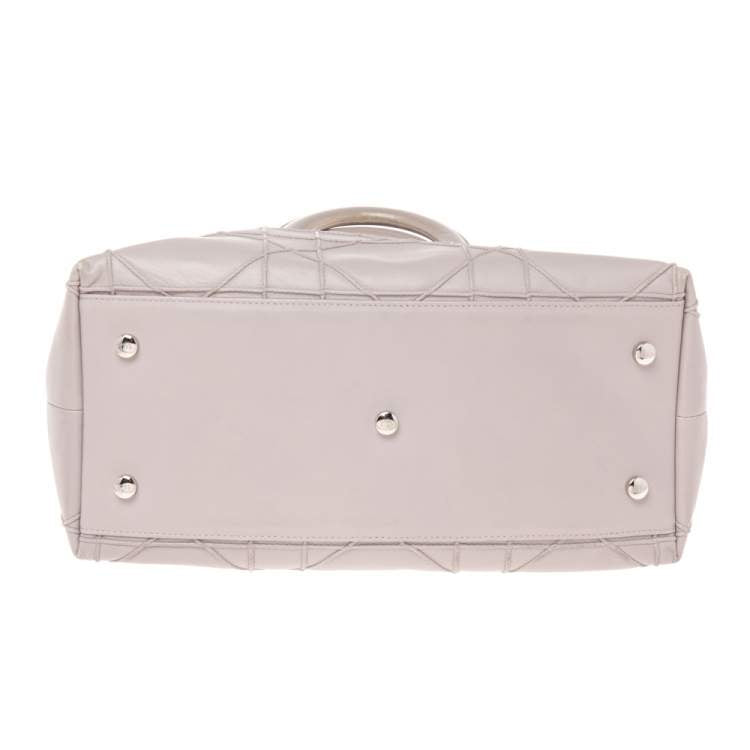 Dior Pale Lilac Cannage Leather Granville Tote