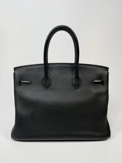 HERMÈS BIRKIN 35 BLACK TOGO LEATHER WITH GHW