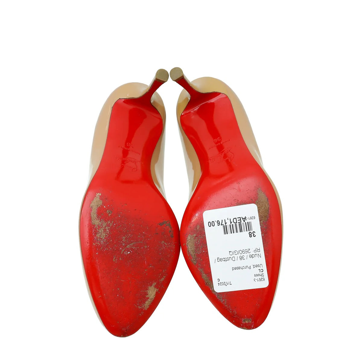 Christian Louboutin Nude New Simple Pumps – Size 38