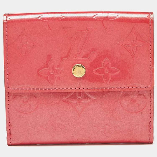 Louis Vuitton Framboise Vernis Monogram Elise Wallet
