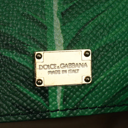 Dolce & Gabbana Miss Sicily Small Bag Banana Leaf Print