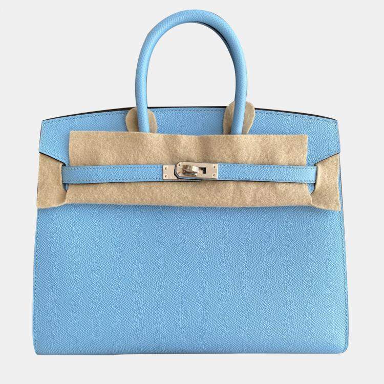 Hermès Birkin 25 Candy Blue Epsom Leather