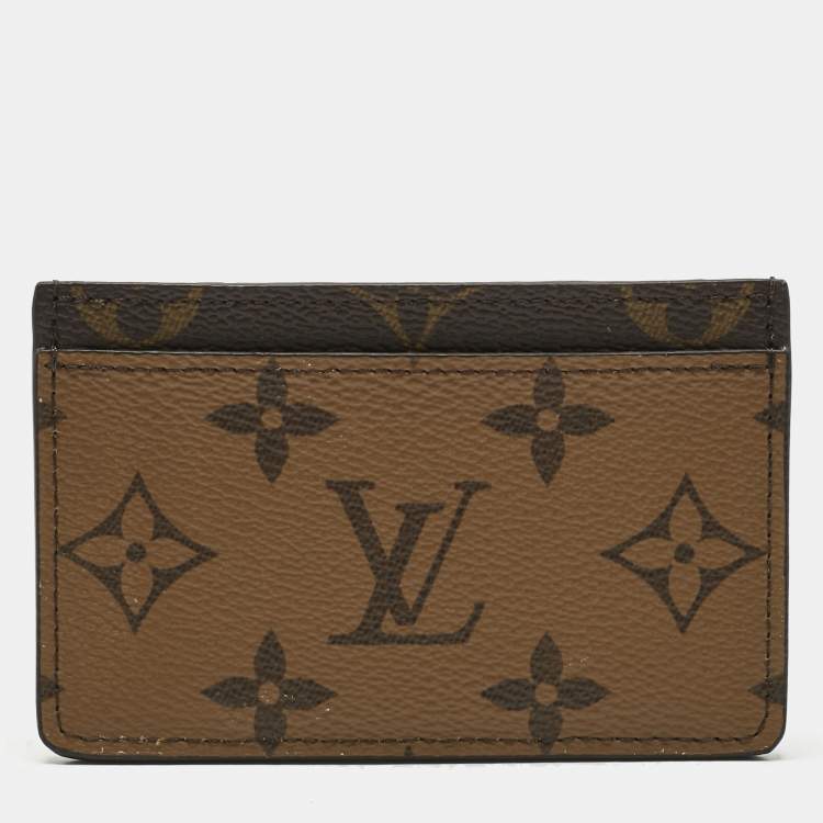 Louis Vuitton Monogram Reverse Canvas Card Holder