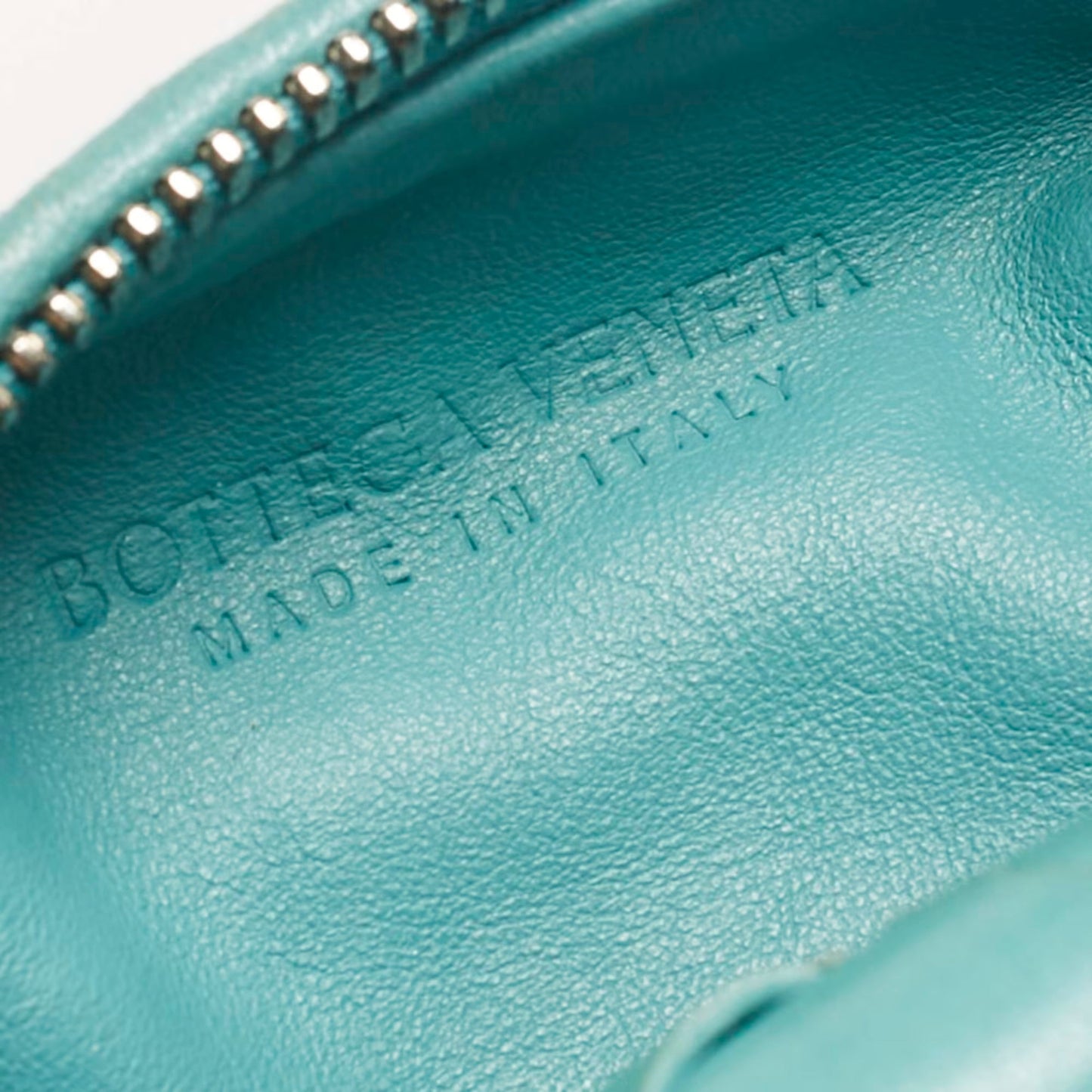 Bottega Veneta Turquoise Intrecciato Leather Mini Jodie Hobo