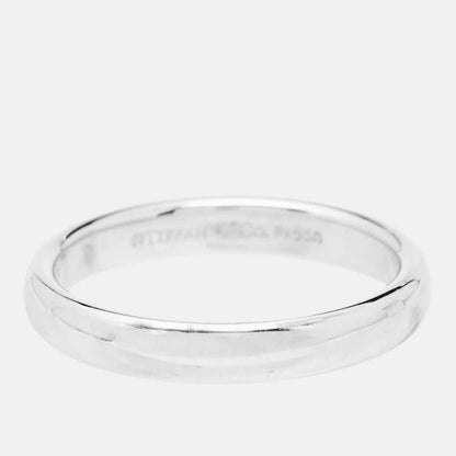 Tiffany & Co. Forever Platinum Wedding Band Ring Size 52