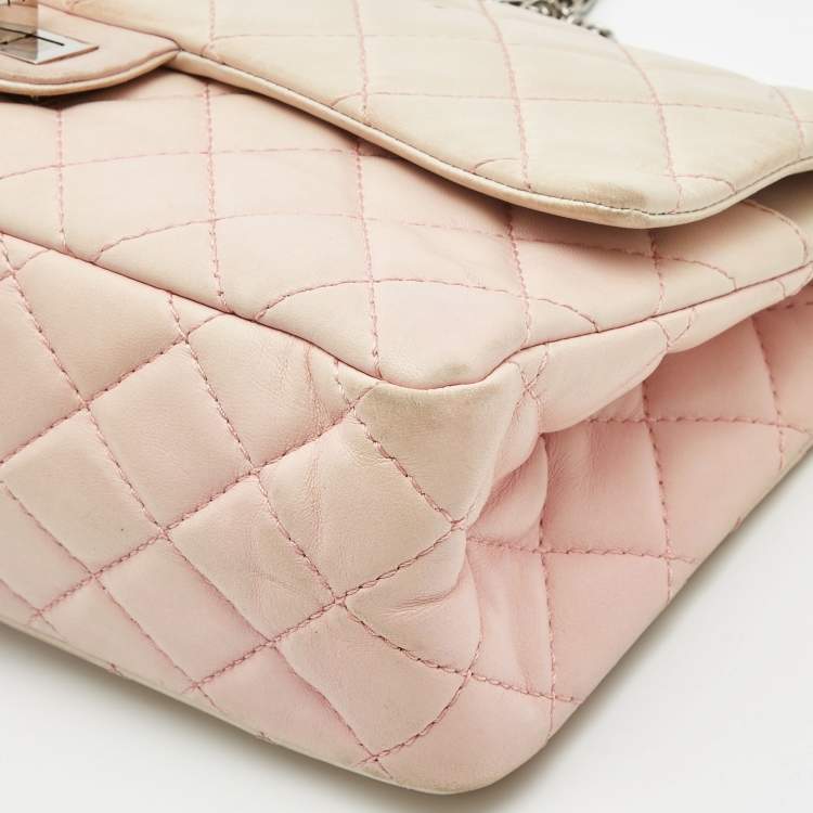 Chanel Pink Ombre Quilted Leather Reissue 2.55