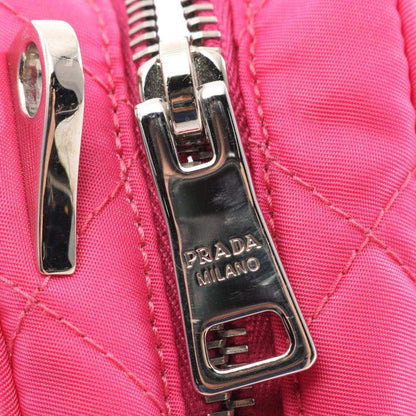 Prada Pink Impuntu Tessuto Quilted Camera Bag