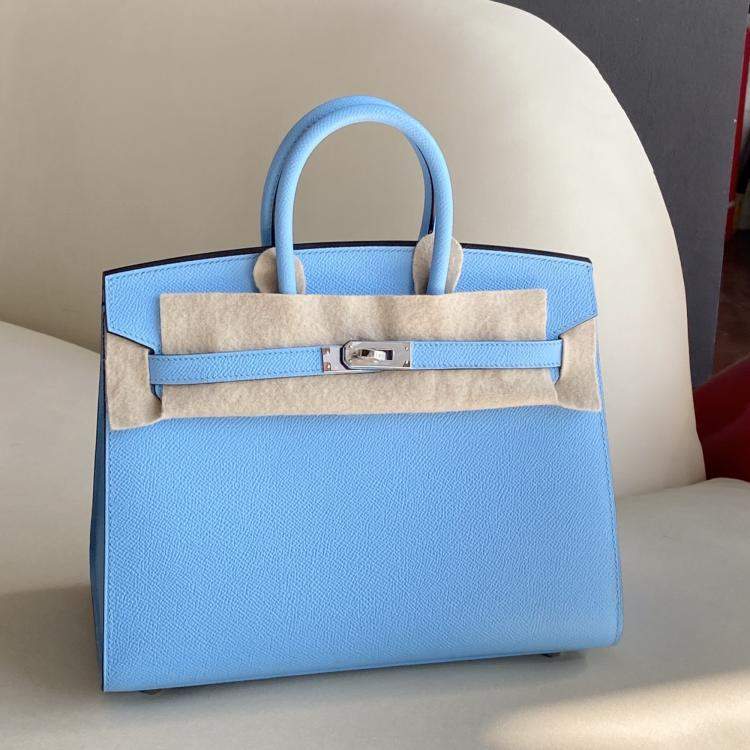 Hermès Birkin 25 Candy Blue Epsom Leather