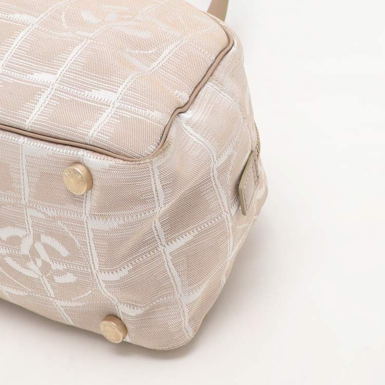Chanel Beige Nylon CC Travel Line Bowler Bag – Authentic Pre-Loved