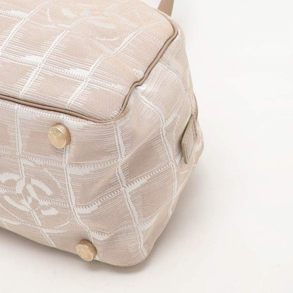Chanel Beige Nylon CC Travel Line Bowler Bag – Authentic Pre-Loved