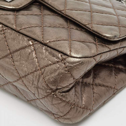 Chanel Metallic Aged Leather Reissue 2.55 Classic 225