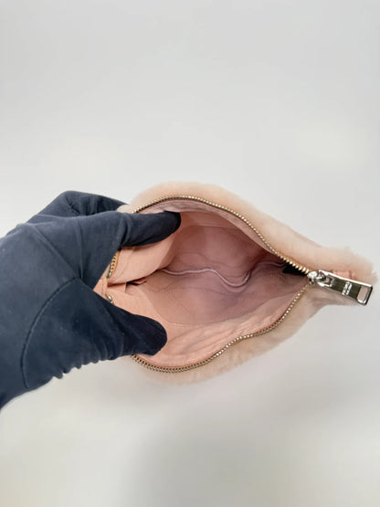 PRADA MINI SHEARLING TOTE BAG