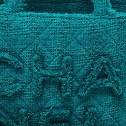 Chanel Medium Shopper Tote in Green Tweed