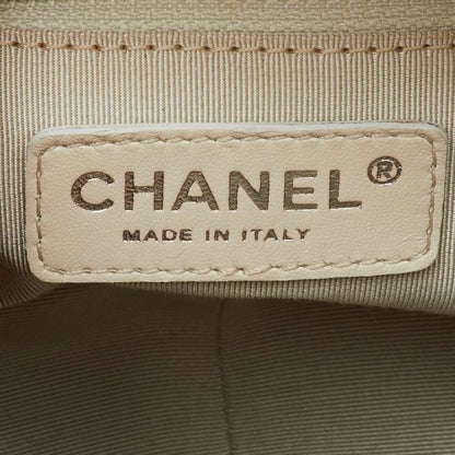 Chanel Off White Caviar Leather Petite Timeless Shopper Tote