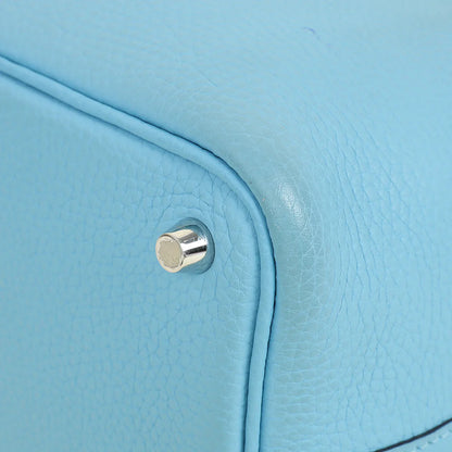 Hermes Bleu Du Nord Picotin Lock 18 Bag