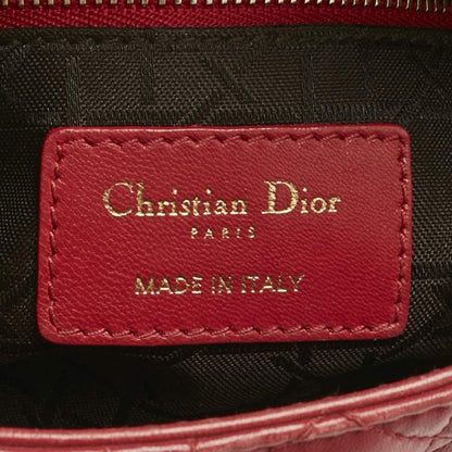 Dior Mini Lady Dior Tote in Red