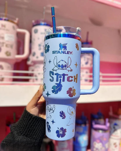 Stitch 40oz Stanley Style Tumbler