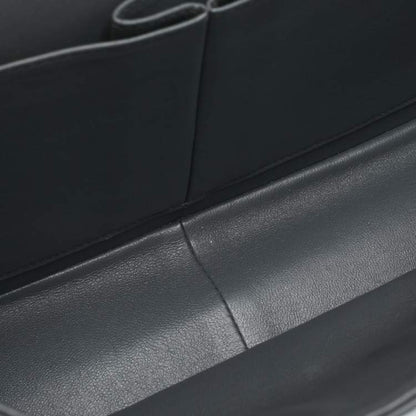 Chanel Grey Quilted Leather Jumbo Classic Double Flap Bag